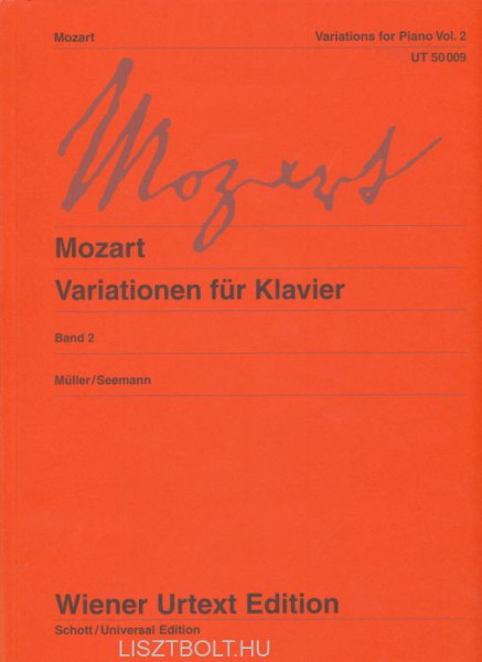 Wolfgang Amadeus Mozart: Variationen 2. (zongorára)
