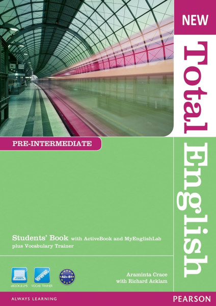 New Total English Pre-Intermediate Students' Book with Active Book DVD and My English Lab Access Code