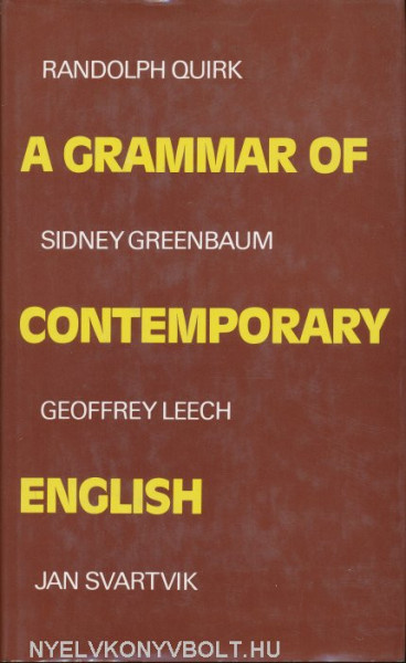 A Grammar of Contemporary English