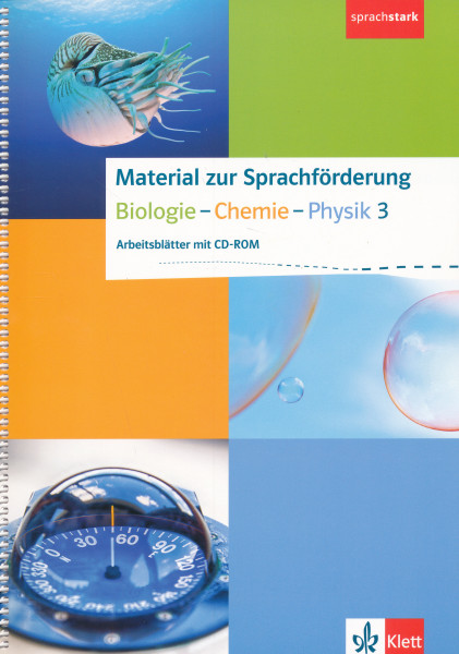 Material zur Sprachförderung Biologie - Chemie - Physik 3 Arbeitsblätter mit CD-ROM | Klasse 7-10