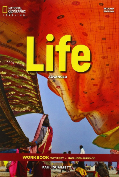 Life 2nd Edition Advanced Workbook with key includes Audio CD