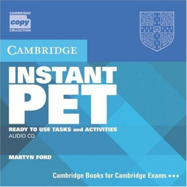Cambridge Instant PET Ready-to-Use Tasks and Activities Audio CDs (2)