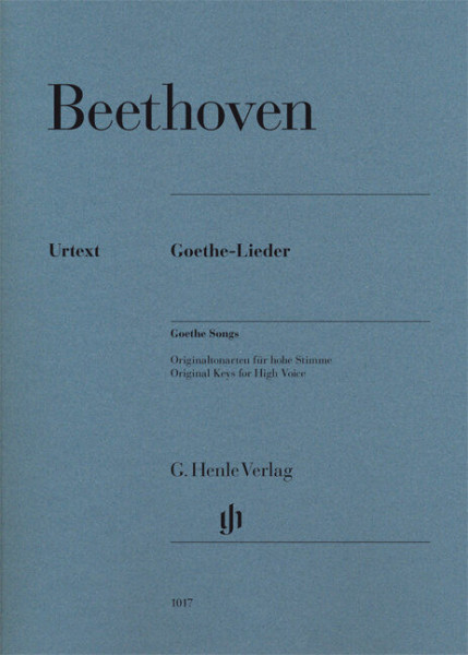 Ludwig van Beethoven: Goethe-Lieder (hohe Stimme)