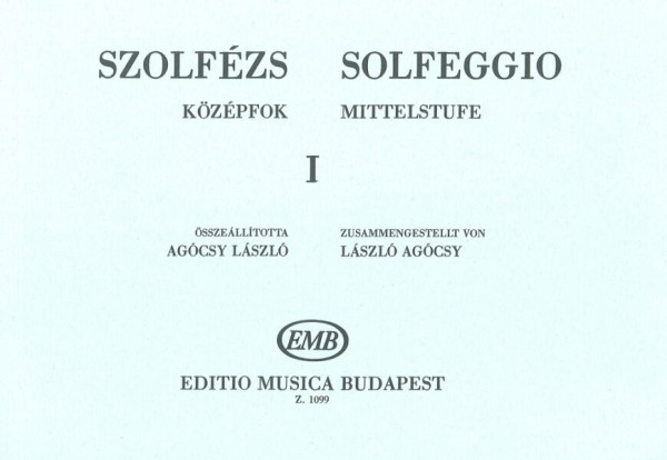 Agócsy László: Szolfézs középfok I.