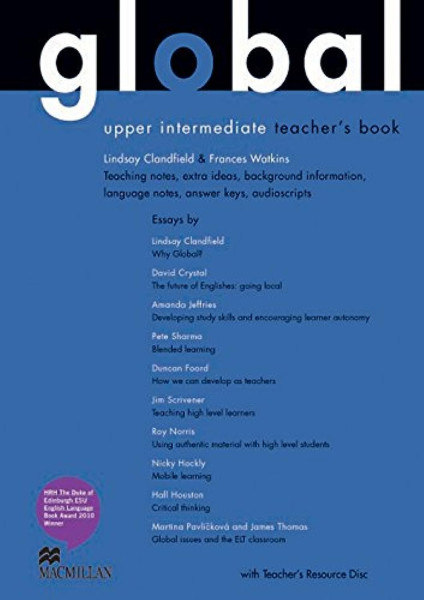 Global Upper-Intermediate Teacher's Book with Teacher's Resource Disc