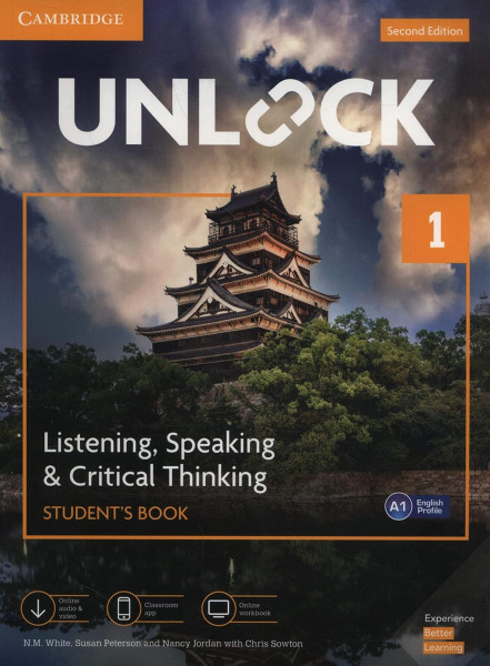 Unlock 1 Listening, Speaking & Critical Student's Book with Mobile App, Online Workbook & Downloadable Audio and Video - Second Edition