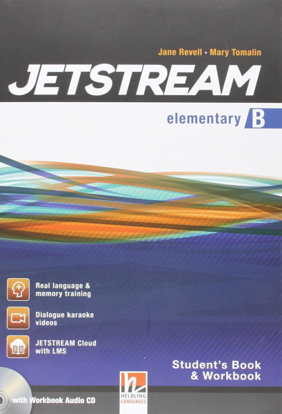 Jetstream Elementary Student's Book & Workbook with Workbook Audio CD + e-zone - Combo split version B Unit 7-12