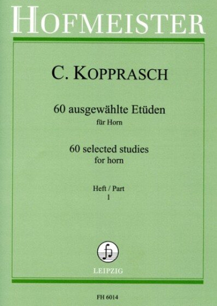 C. Kopprasch: 60 Etüd kürtre/ I. rész