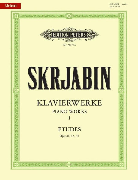 Alexander Scriabin: Klavierwerke 1. - Etudes (Urtext)