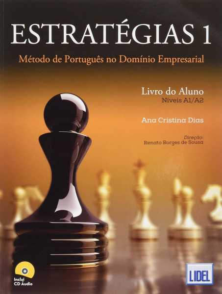 Estratégias 1 - Pack Livro do Aluno + Caderno de Exercícios inclui CD Audio - Método de Portugues no Domínio Empresarial