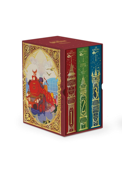 J.K. Rowling: Harry Potter 1-3 Box Set: MinaLima Edition