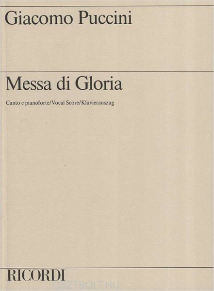 Giacomo Puccini: Messa di Gloria - zongorakivonat