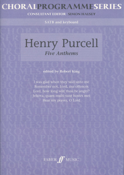 Henry Purcell: Five Anthems - vegyeskarra, zongorakísérettel