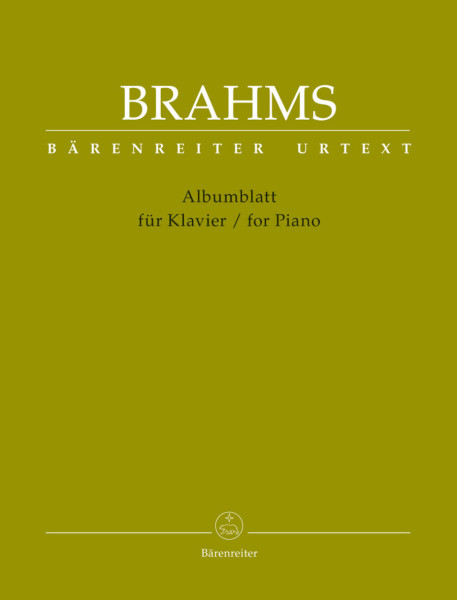 Johannes Brahms: Albumlatt zongorára