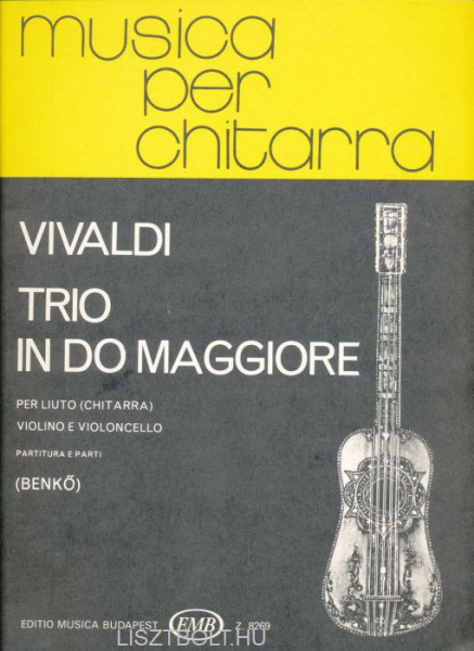 Antonio Vivaldi: Trio (D-dúr) gitárra, hegedűre és csellóra