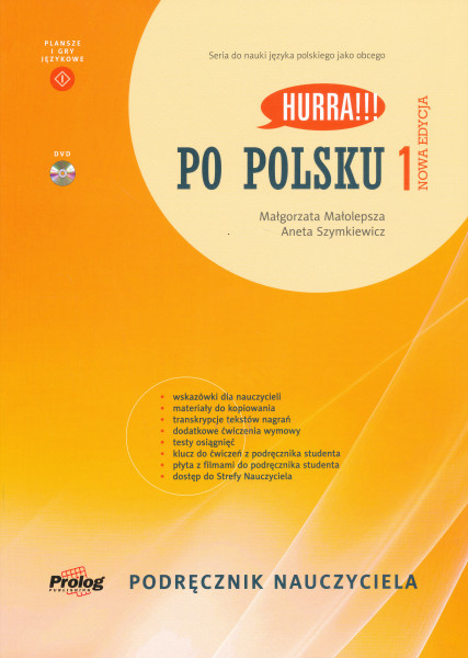 Hurra!!! Po Polsku 1 Podręcznik nauczyciela. Nowa Edycja (filmy online, bez płyty DVD)