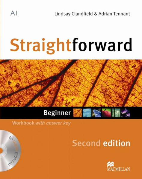 Straightforward 2nd Edition Beginner Workbook with answer key and Audio CD