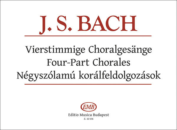 Johann Sebastian Bach: Négyszólamú korálfeldolgozások