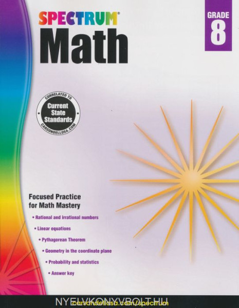 Spectrum Math Grade 8