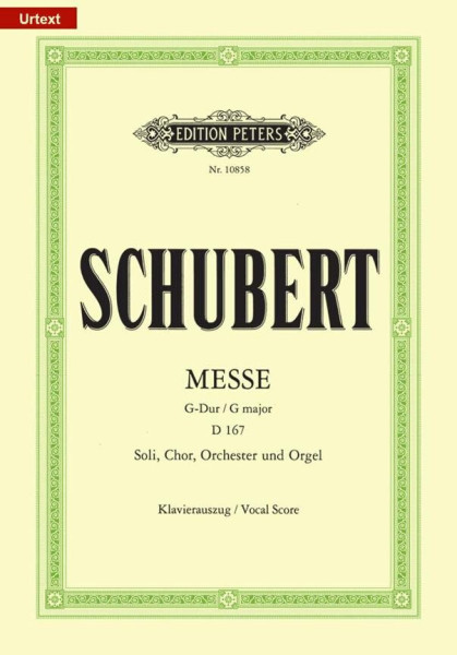 Franz Schubert: Messe G-dúr - zongorakivonat