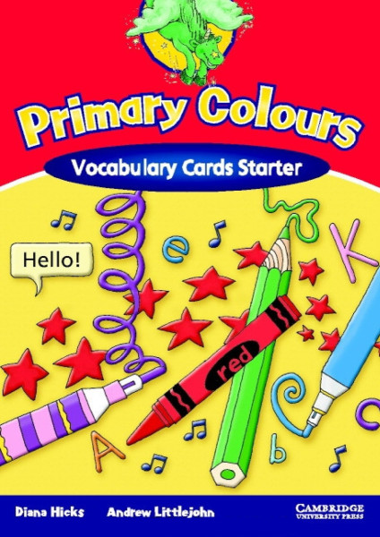 Primary Colours Vocabulary Cards Starter