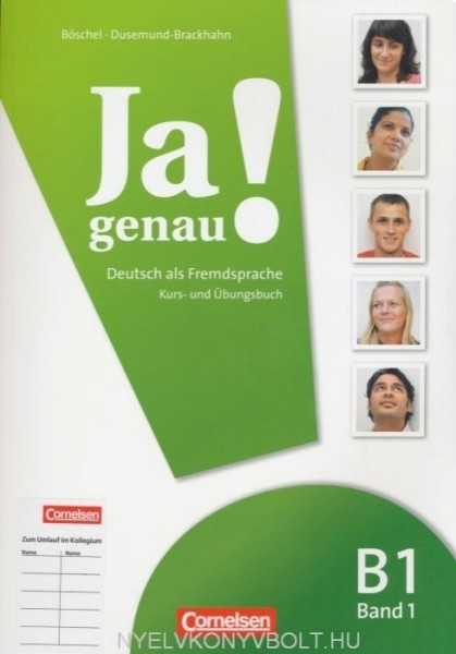 Ja Genau! B1 Band 1 Kurs- und Übungsbuch mit Lösungen und Audio CD