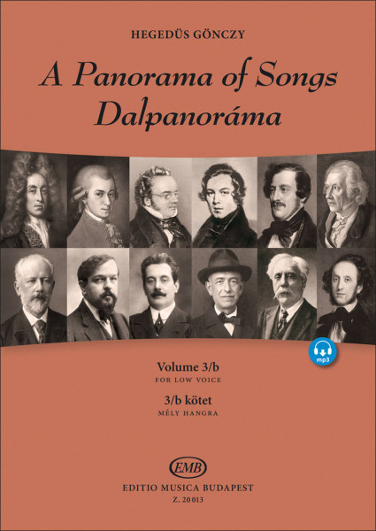 Dalpanoráma - Négy évszázad könnyű dalai mély hangra 3/b