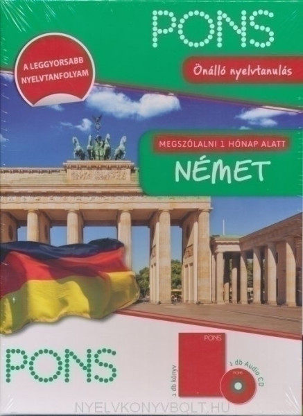 PONS Német Megszólalni 1 hónap alatt Tankönyv + Audio CD