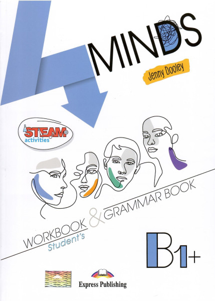 4 MINDS B1+ Workbook and Grammar Book with Digibook