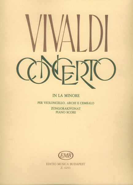 Antonio Vivaldi: Concerto (a-moll) RV422 - gordonkára, zongorakísérettel