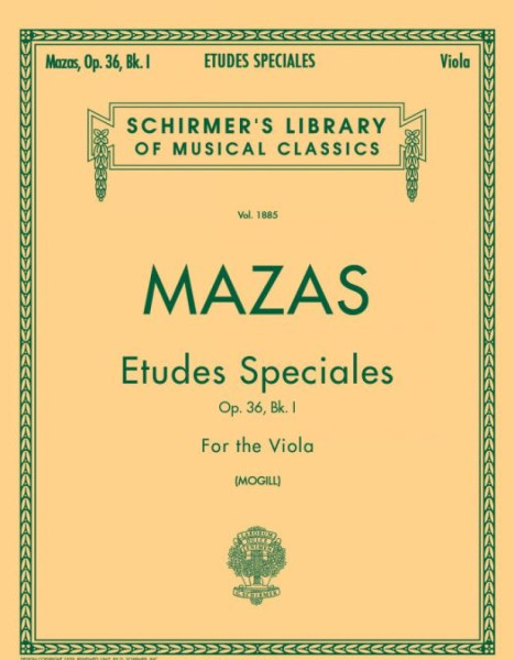 Jacques F. Mazas: Etudes op. 36. I. - brácsára