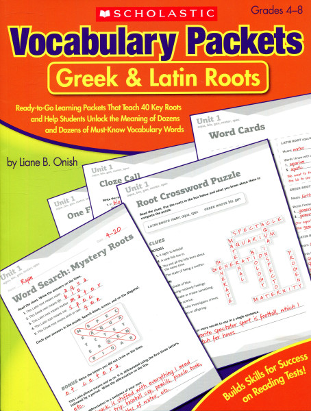 Vocabulary Packets: Greek & Latin Roots - Ready-to-Go Learning Packets