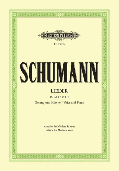 Robert Schumann: Lieder I. mittlere