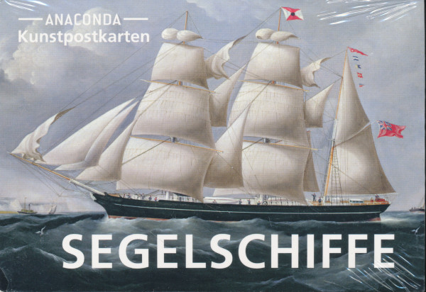 Segelschiffe - 18 Kunstpostkarten