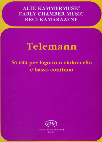 Georg Philipp Telemann: Sonata csellóra/fagottra
