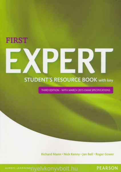 First Expert Student's Resource Book with Key - 3rd Edition with March 2015 Exam Specifications