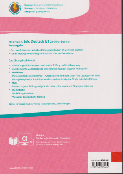 Mit Erfolg zu telc Deutsch B1 Zertifikat Deutsch Übungsbuch