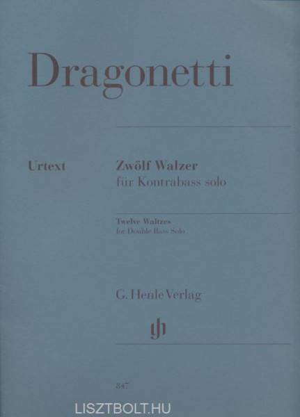 Domenico Dragonetti: 12 Waltzes for Double Bass Solo