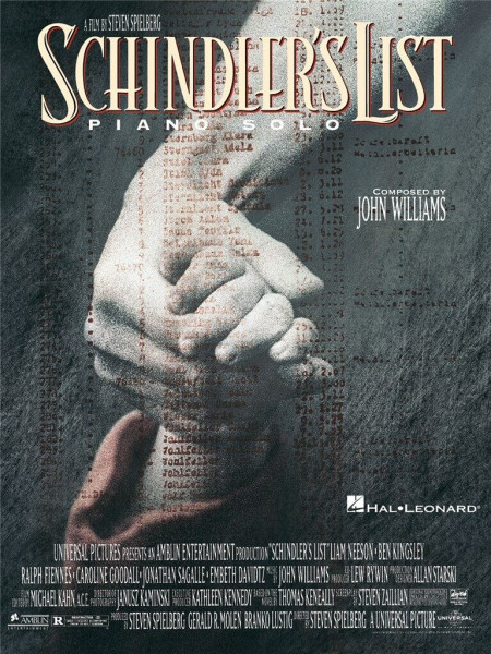 John Williams: Schindler's List - zongorára