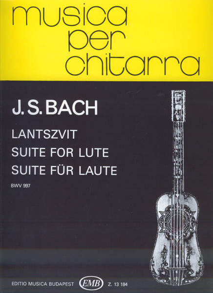 Johann Sebastian Bach: Lantszvit  BWV 997 gitárra