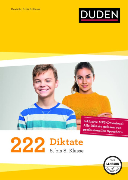 222 Diktate - 5. bis 8. Klasse: Regeln und Texte zum Üben