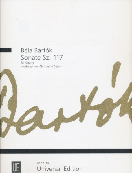 Bartók Béla: Sonate - gitárra