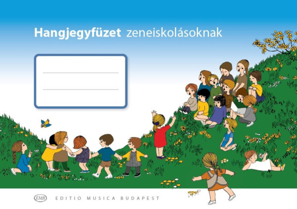 Hangjegyfüzet zeneiskolásoknak - kicsi, fekvő A5