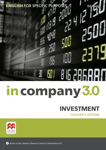 In Company 3.0 Invesment Teacher's Book with Access to the Student's Resource Centre & Presentation Kit