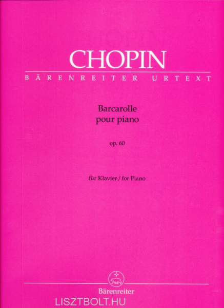Frédéric Chopin: Barcarolle op. 60 - zongorára
