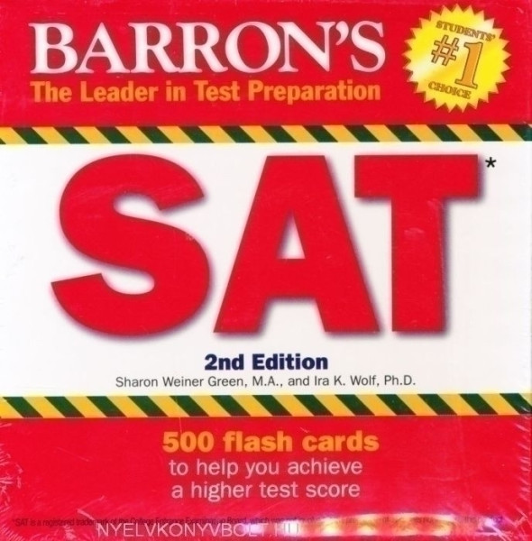 Barron's SAT Flash Cards 2nd Edition