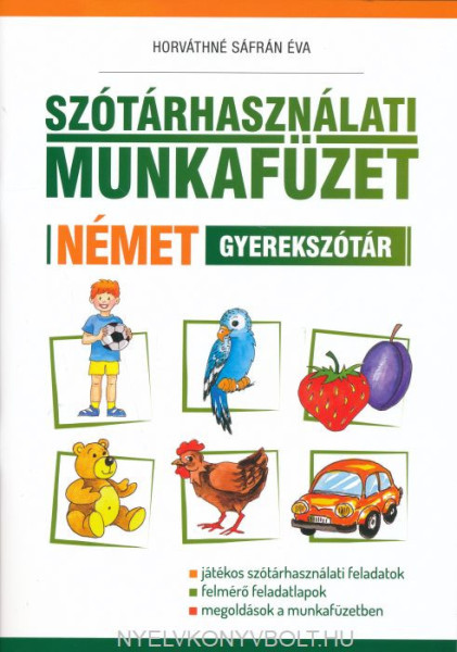 Szótárhasználati munkafüzet – Német gyerekszótár (MX-1356)