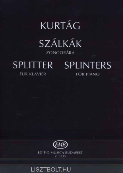 Kurtág György: Szálkák - zongorára
