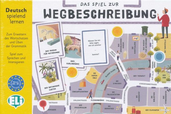 Das Spiel zur Wegbeschreibung (Társasjáték)