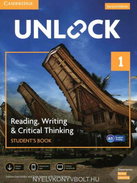 Unlock Level 1 Reading, Writing, & Critical Thinking Student’s Book, Mobil App and Online Workbook with Downloadable Video - Second Edition